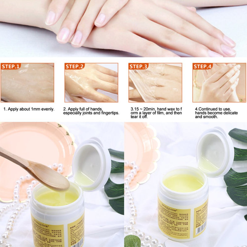 Wax Hand Mask, 170g/Bottle Milk & Honey Exfoliate Hydrating Nourish Whitening Hands Care Tool - NewNest Australia