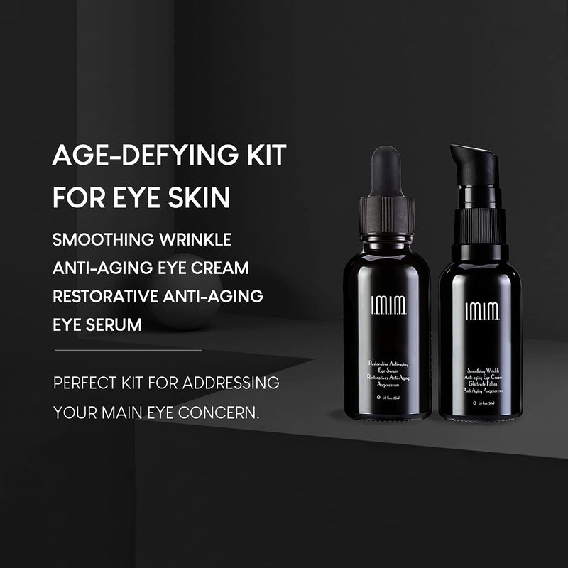 IMIM Starry Eye Duo, Age-Defying Kit for Eye Skin, Smoothing Wrinkle Anti-aging Eye Cream and Restorative Anti-aging Eye Serum - NewNest Australia