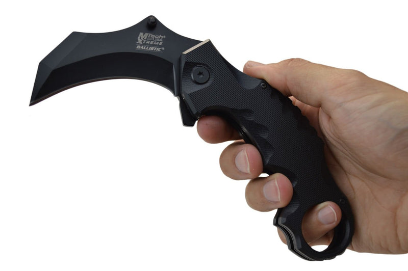 8" Spring Assisted G'Store Open Folding Pocket Knife Karambit Claw Combat Tactical - NewNest Australia