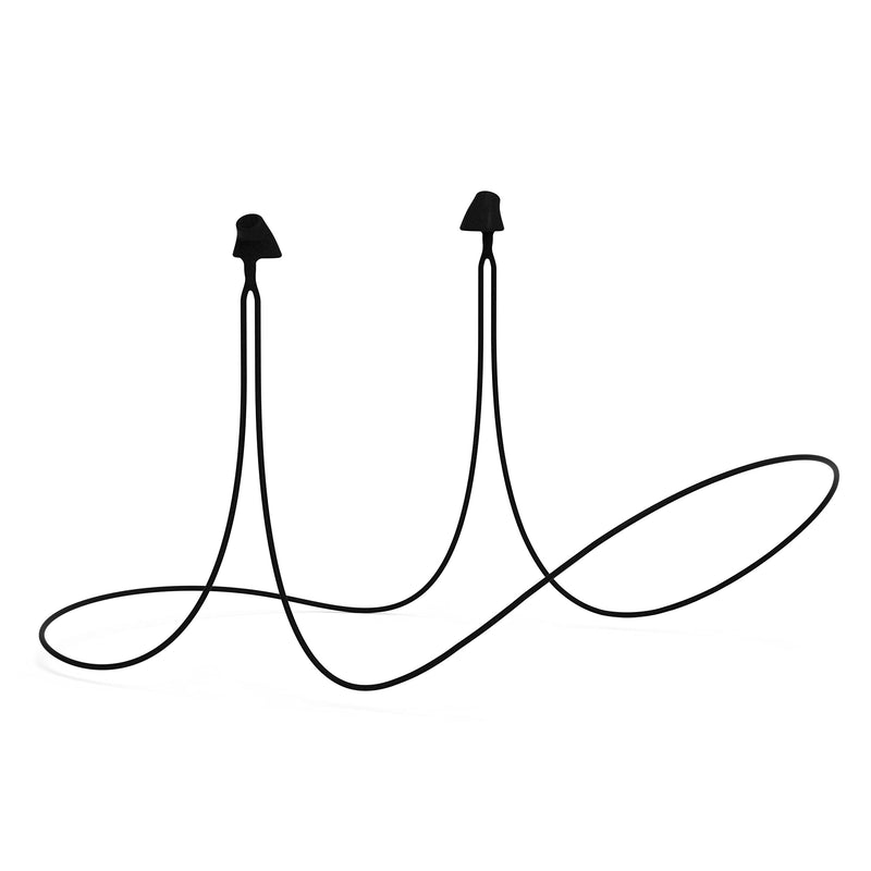 Flare Calmer Secure Mini - Small Ear Plugs Alternative - Reduce Annoying Noises Without Blocking Sound - Soft Reusable Flexible Silicone With Built-In Lanyard - Black - NewNest Australia