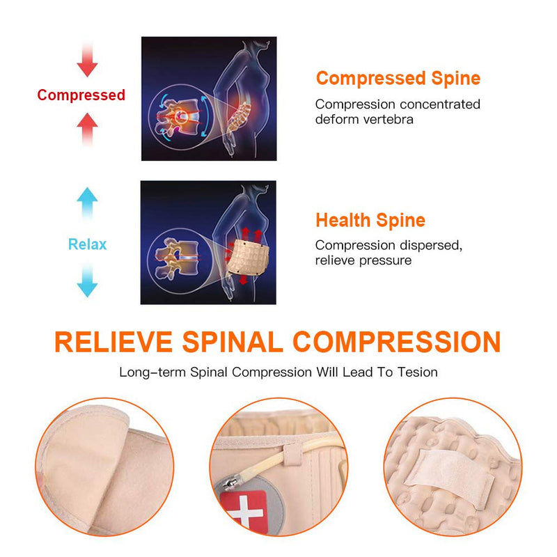 Ratstone Lumbara Belt, Decompression Belt, Oplara Back Belt, Inflatable Belt, Inflatable Pull Device, For Relieving Muscle Pain And Preventing Injuries, Posture Correction - NewNest Australia