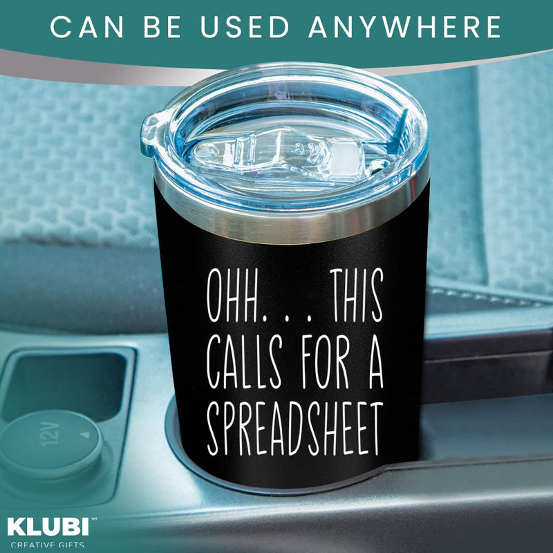 Accountant Gifts Spreadsheet Mug - 20oz Tumbler Coffee Mug "Oh This Calls for a Spreadsheet" Funny Gift for Accounting, Boss, Cpa, Men, Women, Nerd - NewNest Australia