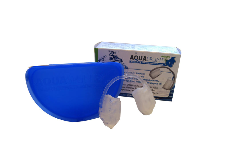 AquaSplint thermo prefabricated CMD bite splint, immediate help for jaw joint pain, muscle relaxation, lined, not against grinding, Made in Germany - NewNest Australia