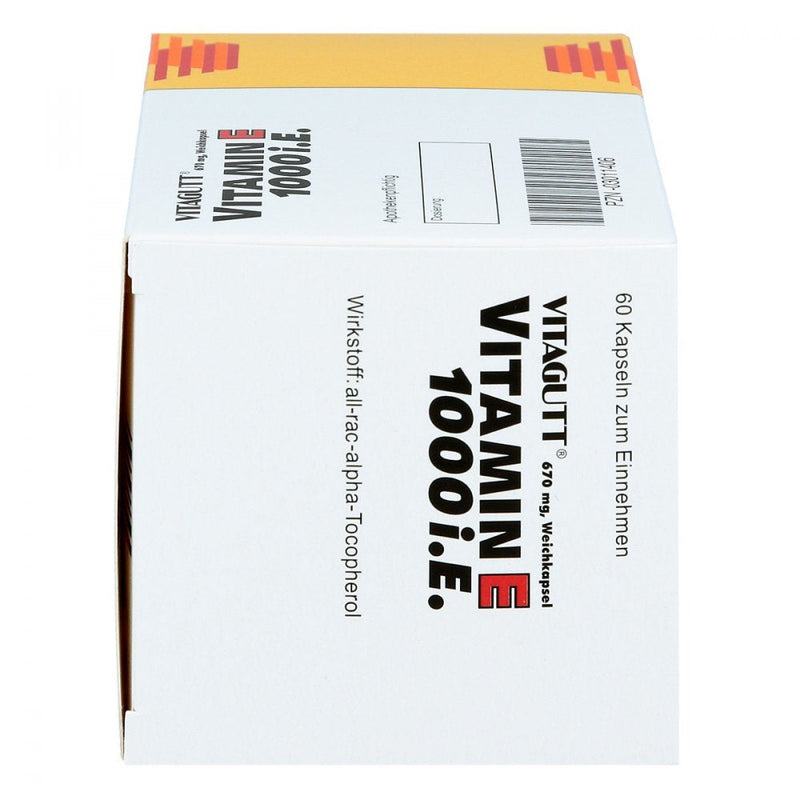 VITAGUTT Vitamin E 1000 soft capsules 60 pcs - NewNest Australia