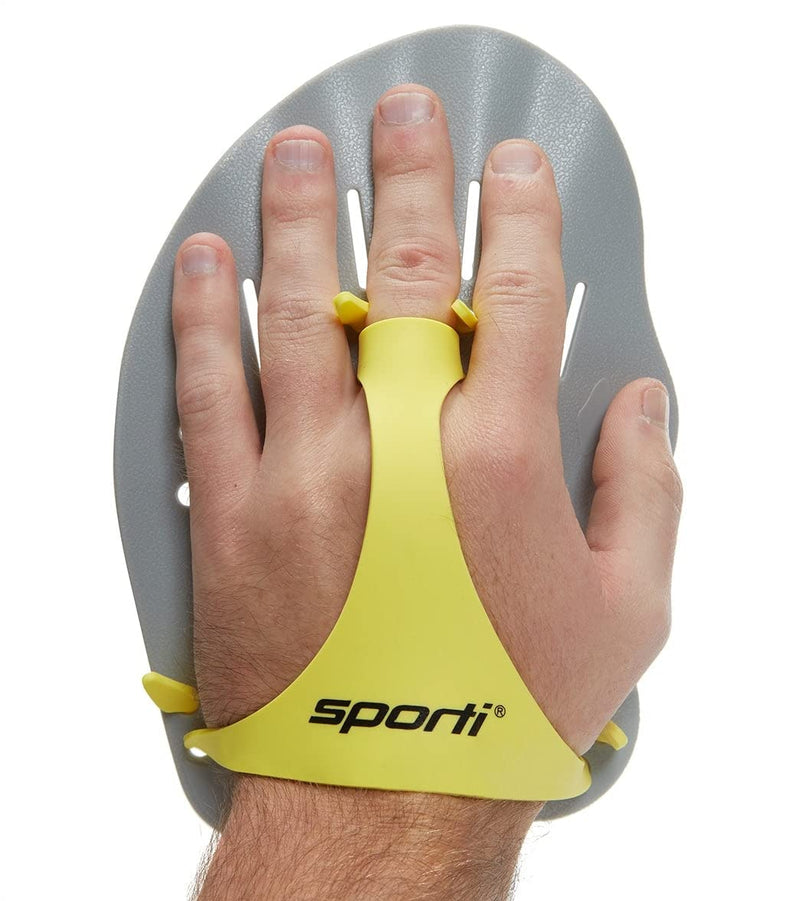 Sporti Swim Paddles Grey Medium - NewNest Australia