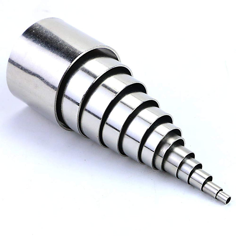 Fireboomoon 12 PCS Hole Hollow Punch Cutter Set with Storage Case,Stainless Steel Round Circle Ring Clay Cutters Ceramics Dotting Baking Indentation Mold Tools for Polymer Clay Pottery Handmade Craft - NewNest Australia