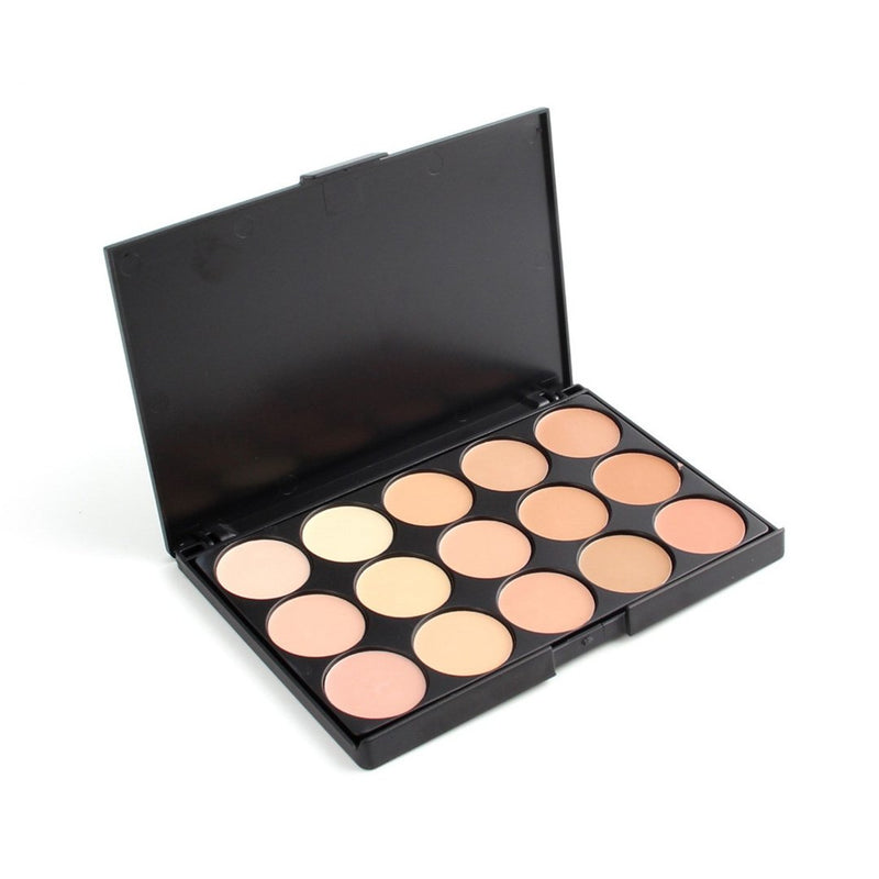 FantasyDay® Professional 15 Colours Cream Concealer Camouflage Makeup Palette Contouring Kit #2 - Ideal for Professional and Daily Use - NewNest Australia