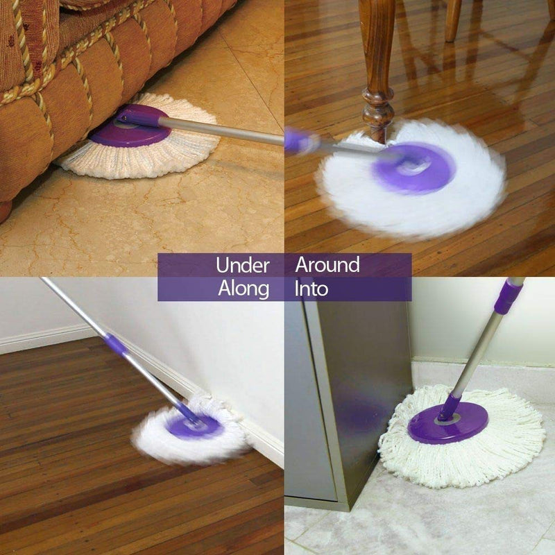 3 Pack Spin Mop Replacement Head for Standard Size Spin Mop Systems, Microfiber Spin Mop Refills 3 - NewNest Australia