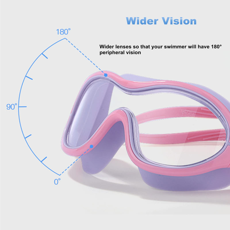 UV Waterproof Anti Fog Swimwear Eyewear Swim Diving Water Glasses Adjustable Swimming Goggles Women Men Sports Eyewear White - NewNest Australia