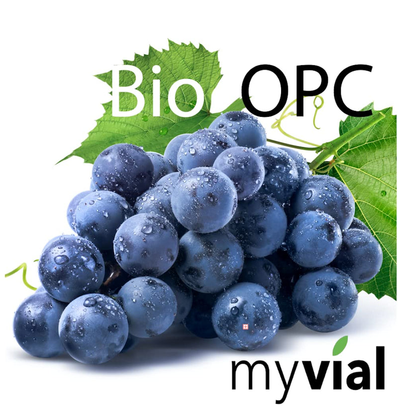 Organic OPC grape seed + aronia powder + organic vitamin C (acerola) capsules 120 pieces vegan high dosage 420mg per capsule from German grapes Laboratory tested from Germany Vegan - NewNest Australia