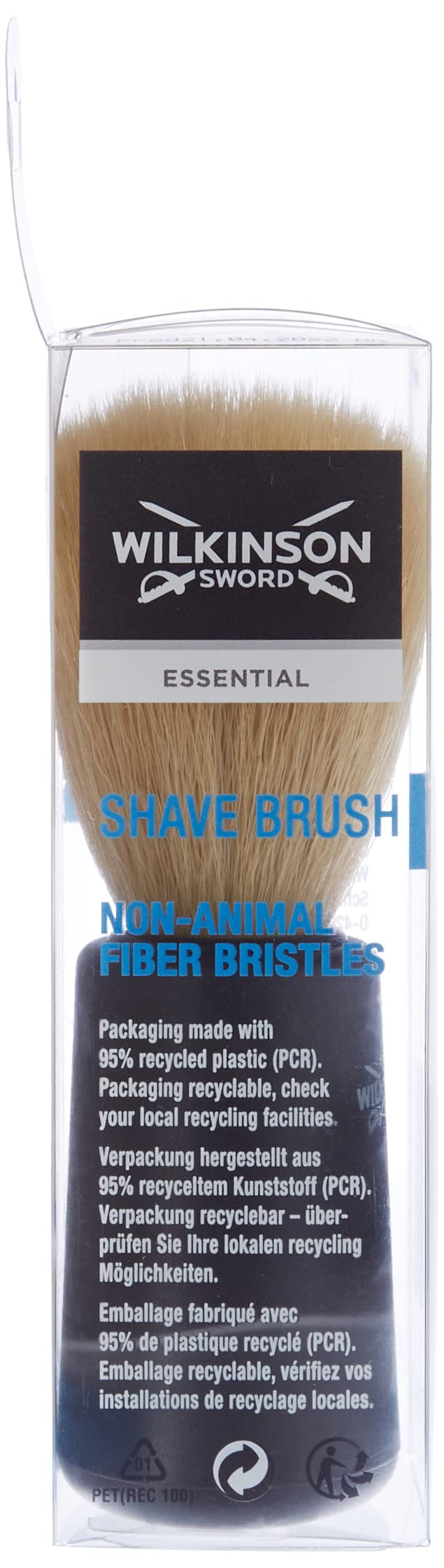 Wilkinson Sword shaving brush finest bristles men, 1 piece single - NewNest Australia