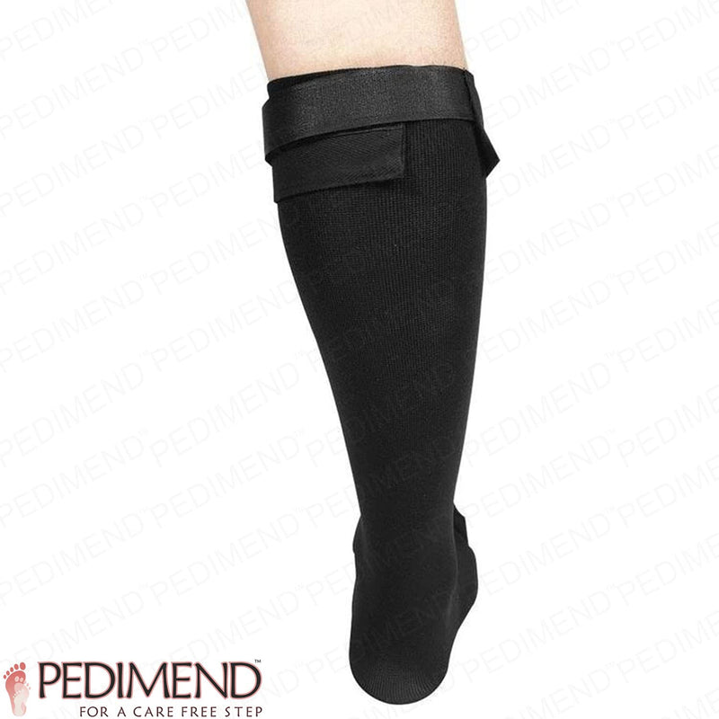 Pedimend Night Sock for Plantar Fasciitis and Achilles Tendonitis with Adjustable strap (1 PC) - Compression Stockings - Stretches the Calf and Soft Tissues of the Foot - Foot Care (S/M: Up to 16”) S/M: Up to 16” - NewNest Australia