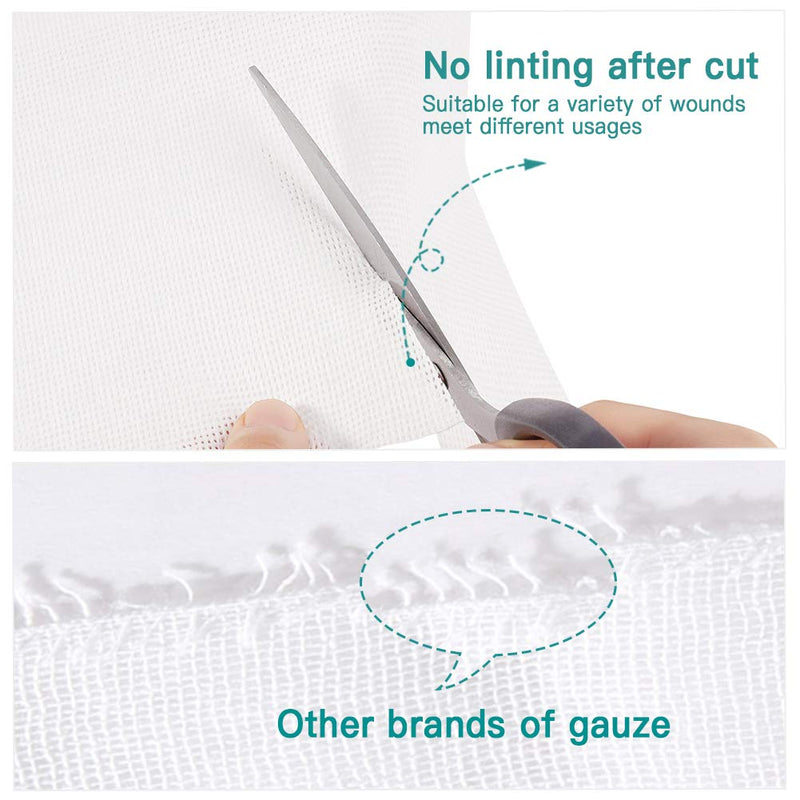 Sterile Gauze Pads, Non-Woven 6-Ply Medical Gauze Pad, 4 x 4 inches Gauze Sponges for Wound Care (20 Packs) 20 Count (Pack of 1) - NewNest Australia