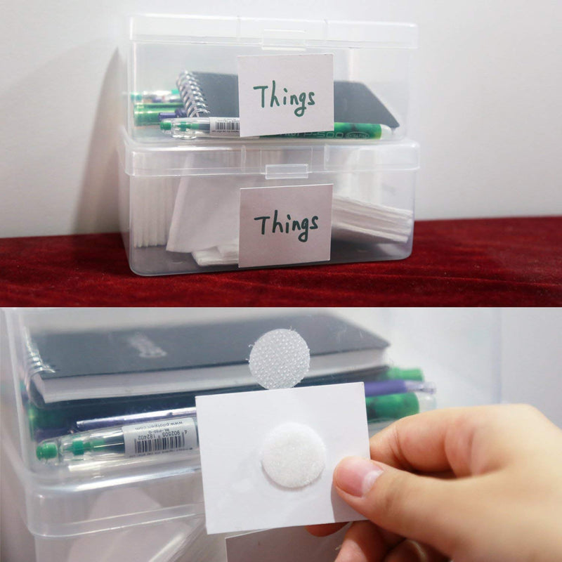 Vkey (500 Pair Sets) 3/4inch 20mm Diameter Sticky Back Coins Hook & Loop Self Adhesive Dots Tapes (White) White - NewNest Australia