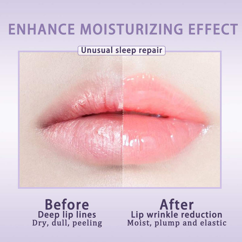 Locisne Double Effect Lip Sleeping Mask Lip Scrub Mask Repair Dry Lip Cracked Lip Moisturizer for Lip Treatment Care - NewNest Australia