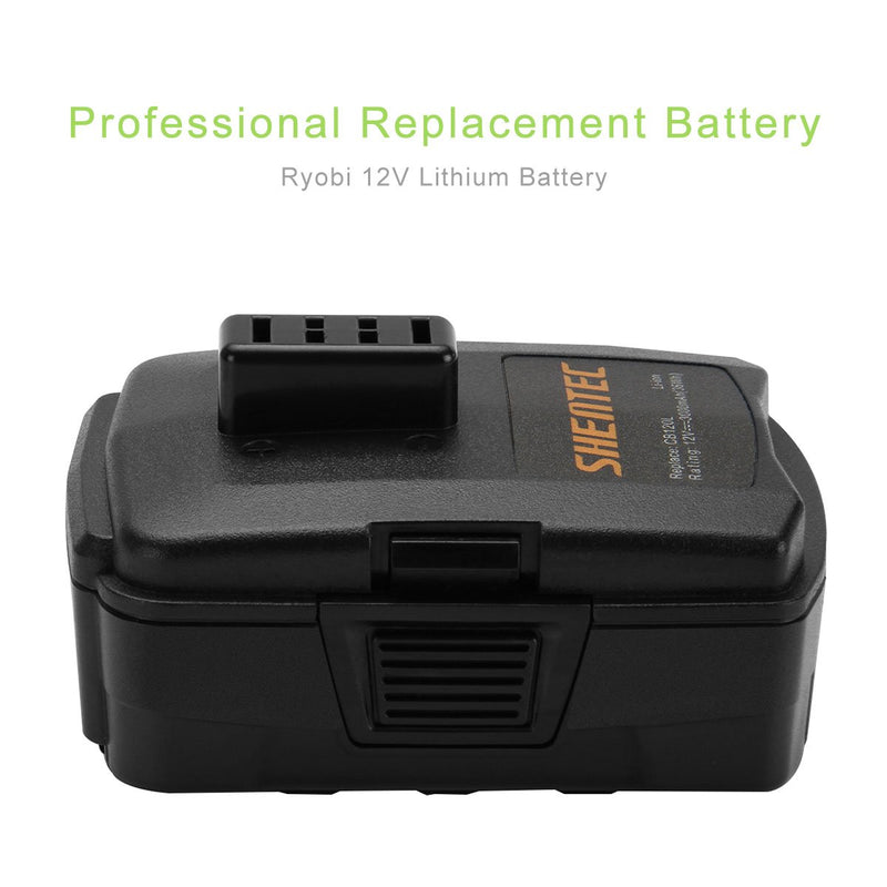 Shentec 3.0Ah 12V Battery Compatible with RYOBI CB120L CB121L BPL-1220 130503001 130503005, 12V Lithium Battery (NOT for CB120N) - NewNest Australia