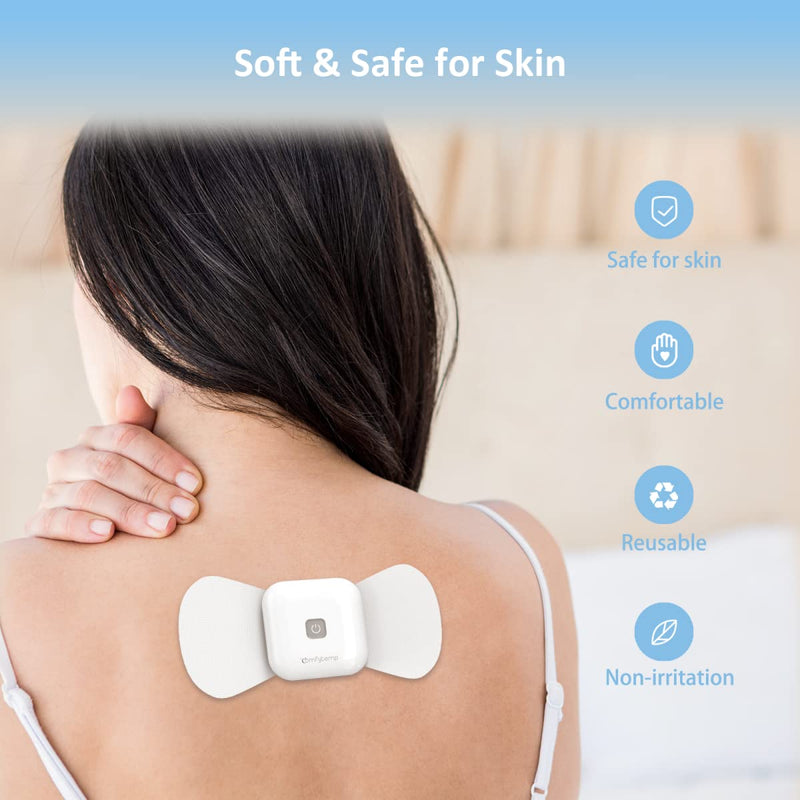 Comfytemp Wireless TENS Machine Pads, 4 Pack TENS Unit Replacement Pads, 5.1" x 2.4" Reusable Self Adhesive Electrodes with Premium Quality, Non-Irritating Design for Muscle Stimulator Electrotherapy - NewNest Australia