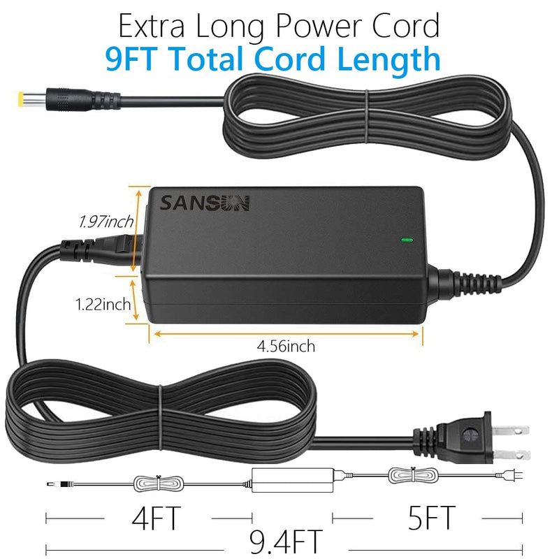 12V 5A Power Supply for LED Strip Lights, 60W Power Adapter, 120V AC to 12V DC Transformer(1 set) 1 Set - NewNest Australia