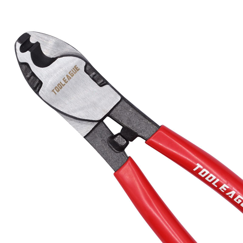 TOOLEAGUE 6 Inches Cable Cutter,Heavy Duty Cable Cutting, High Leverage Cutter for Aluminum, Copper, Wire, Communications Cable 1 - NewNest Australia