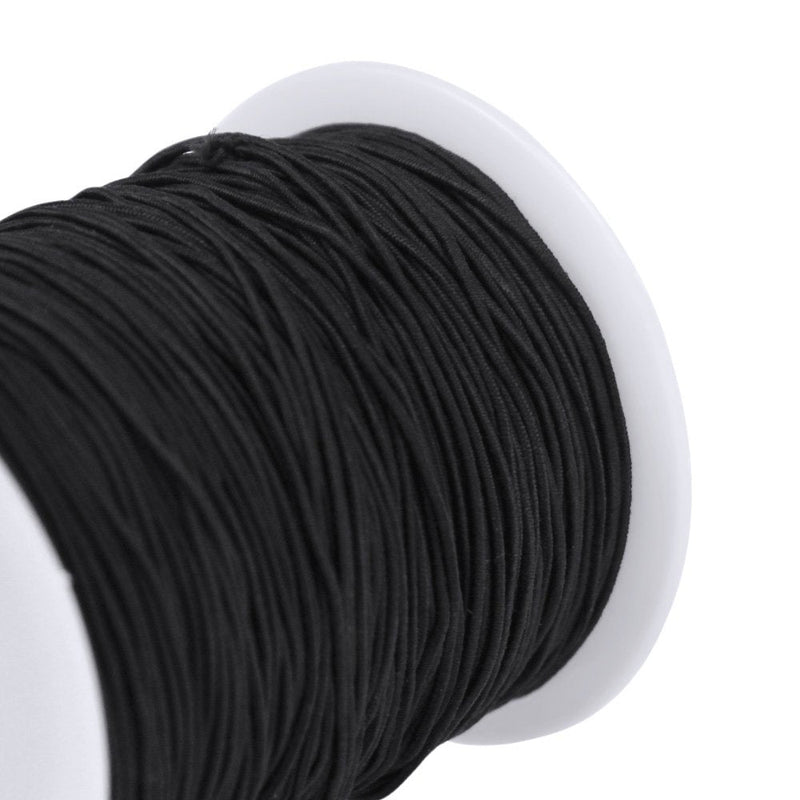 Dreamtop 2 Roll 0.8mm Elastic String for Bracelets Beading String Cord Bracelet Cord Jewelry Bead Thread Elastic Cord for Jewelry Making,Beading,Sewing（100m） Black+white - NewNest Australia