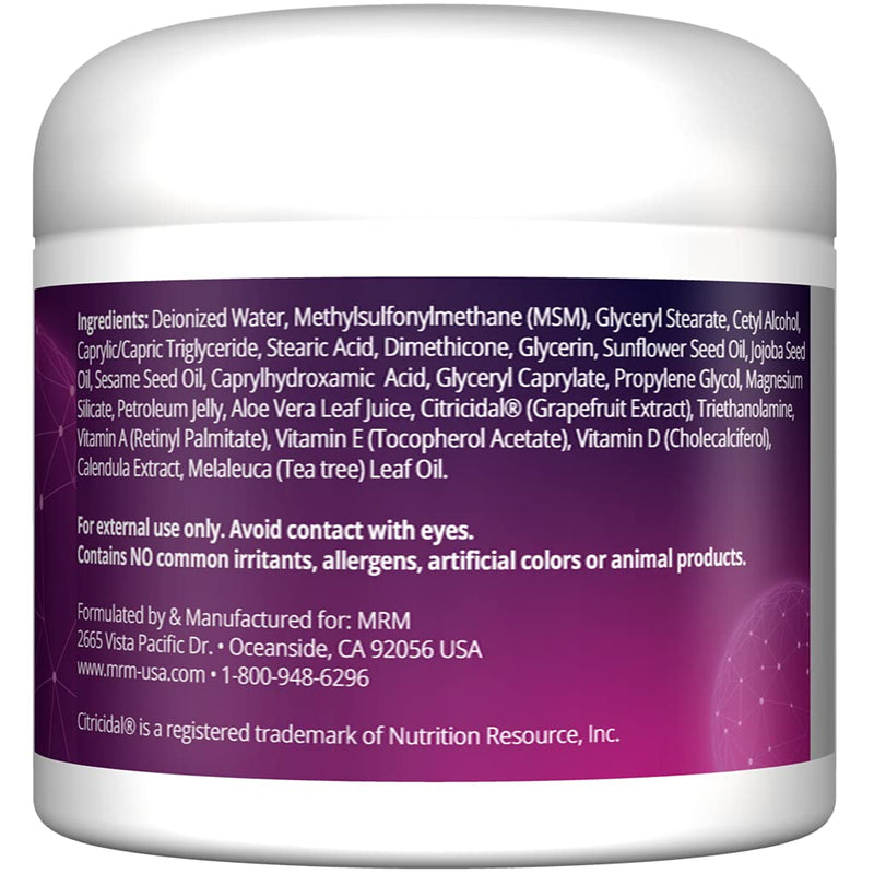 MRM - MSM Cream 4 oz. - NewNest Australia