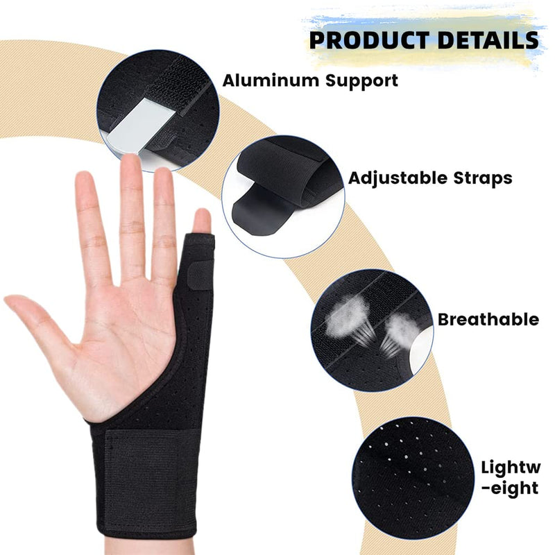 CCZAILAI Finger Splints Pinky Finger Splints Little Finger Brace Wrist Support for Finger Pain Relief and Broken Fingers for Carpal Tunnel Arthritis Tendonitis - NewNest Australia