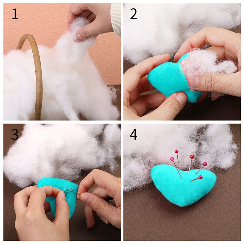 100g/3.5oz Polyester Fiber Fill, Premium Fiber Fill Stuffing, Fluff Stuffing High Resilience Fill Fiber for Stuffed Animal Crafts, Pillow Stuffing, Cushion Stuffing 100g/3.5oz - NewNest Australia