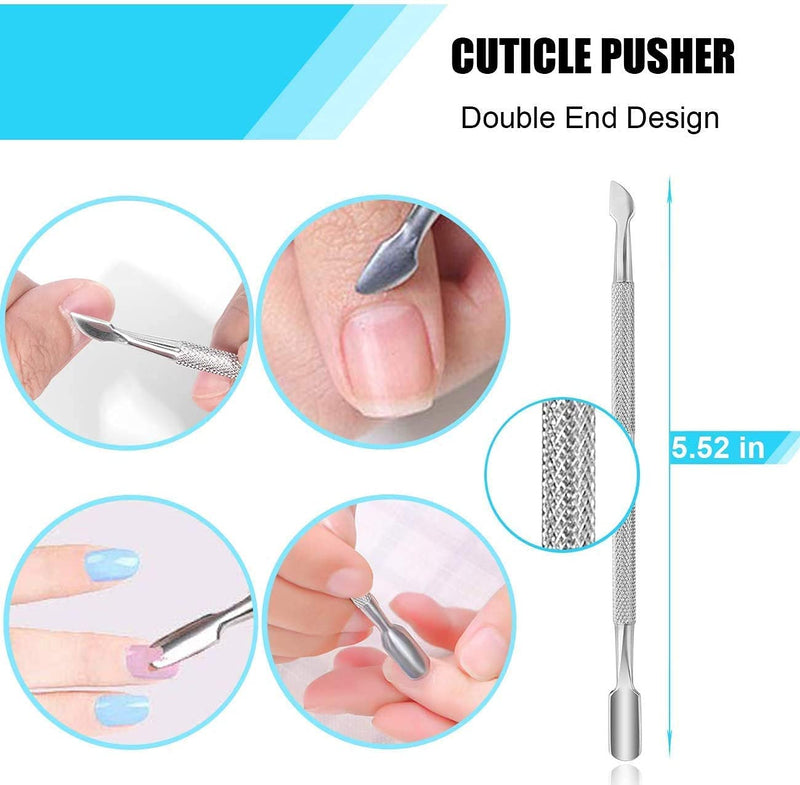 Toenail Clippers Set 7Pcs, Staineless Steel Ingrown Toenail Tool Kit, Professional Toe Nail Nippers Set for Ingrown & Thick Nail, Surgery Grade Manicure Pedicure Tool By OosoFitt Silver - NewNest Australia
