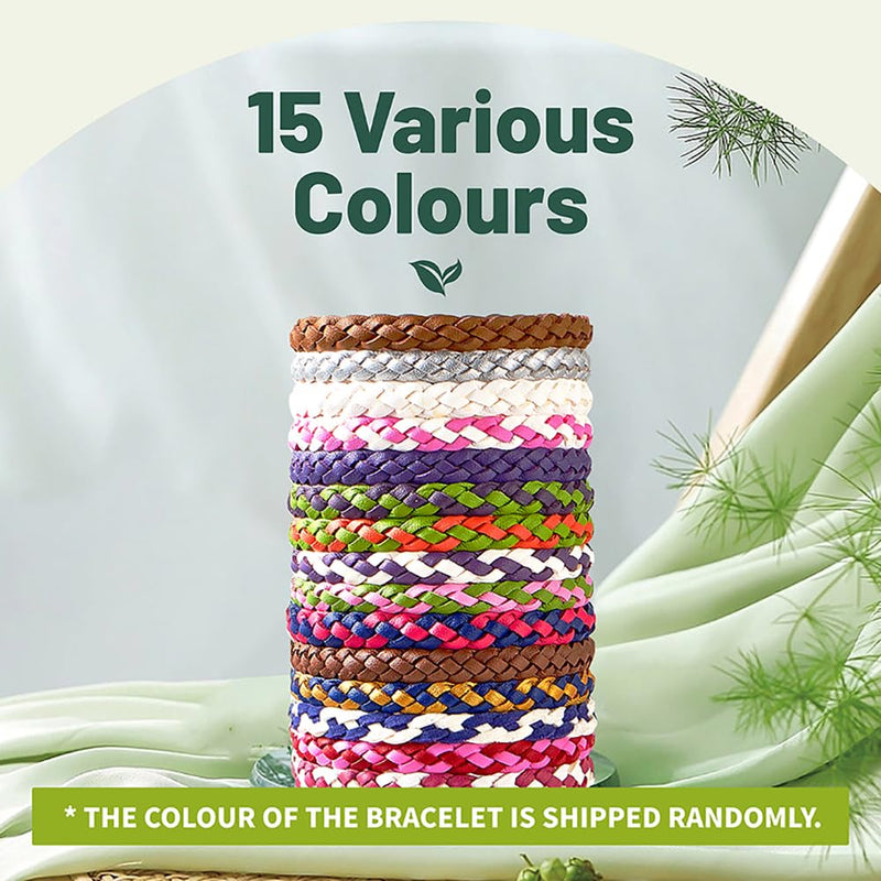 Mosquito Repellent Bracelet 15 Pack, PandyCare Mosquito Bands for Adults, Kids & Babies - Premium Quality, DEET-Free Natural Wristbands, Protection Insects up to 300 Hours - NewNest Australia
