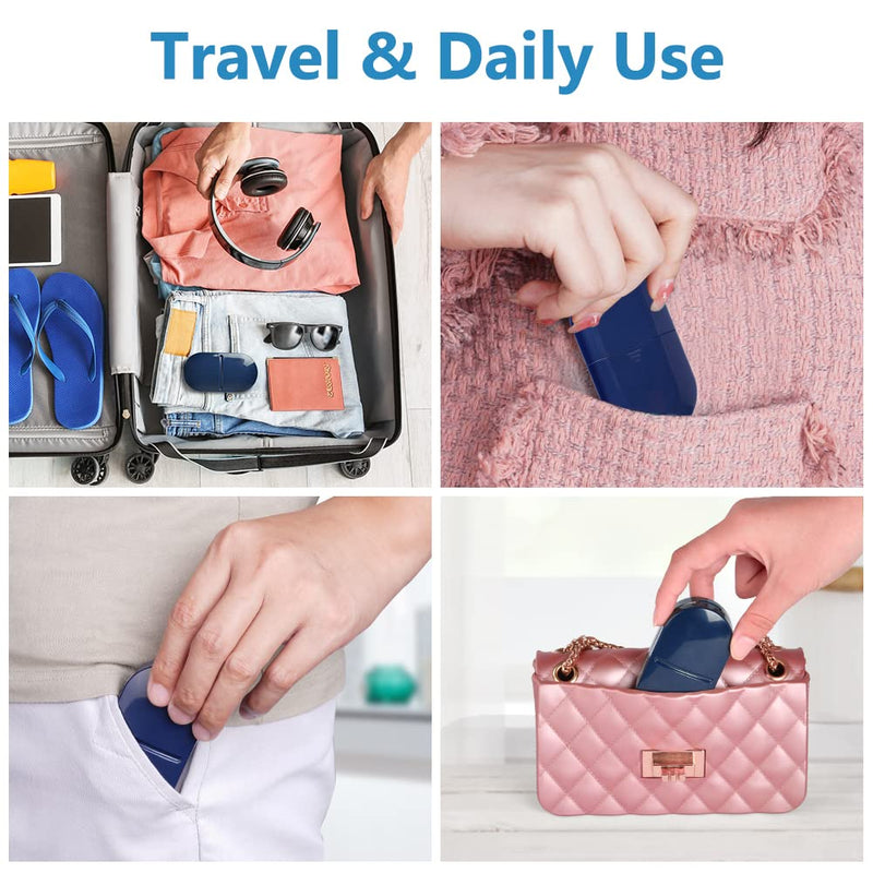 ACWOO Small Pill Tablet Cutter, Portable Pill Splitter for Small and Large Pills Cut in Half Quarter, Cutting & Storage 2 in 1 Tablet Pill Dispenser per Elderly, Child, Dog, Cat, Pet, Travel (B) - NewNest Australia