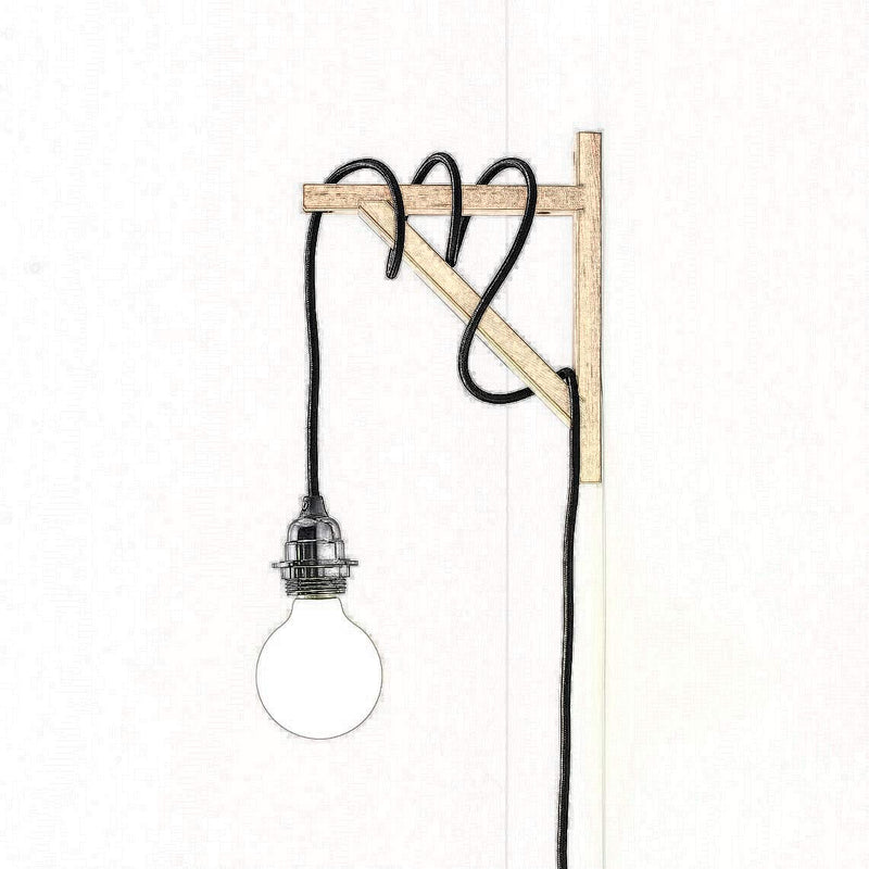 HESSION 2-Pack 15 Feet Plug in Pendant Light, Black Extension Hanging Lantern Cord Cable with in-Line On/Off Switch, E26 E27 Socket - NewNest Australia