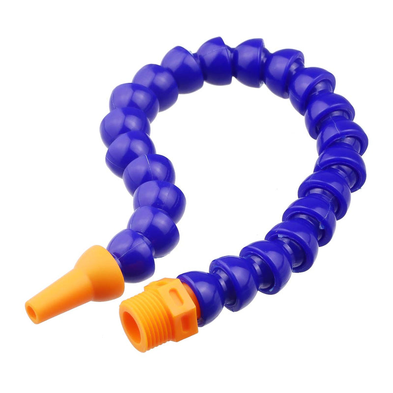 TOPPROS Pack of 10 Round Nozzle 1/4PT Flexible Oil Coolant Pipe Hose Blue Orange - NewNest Australia