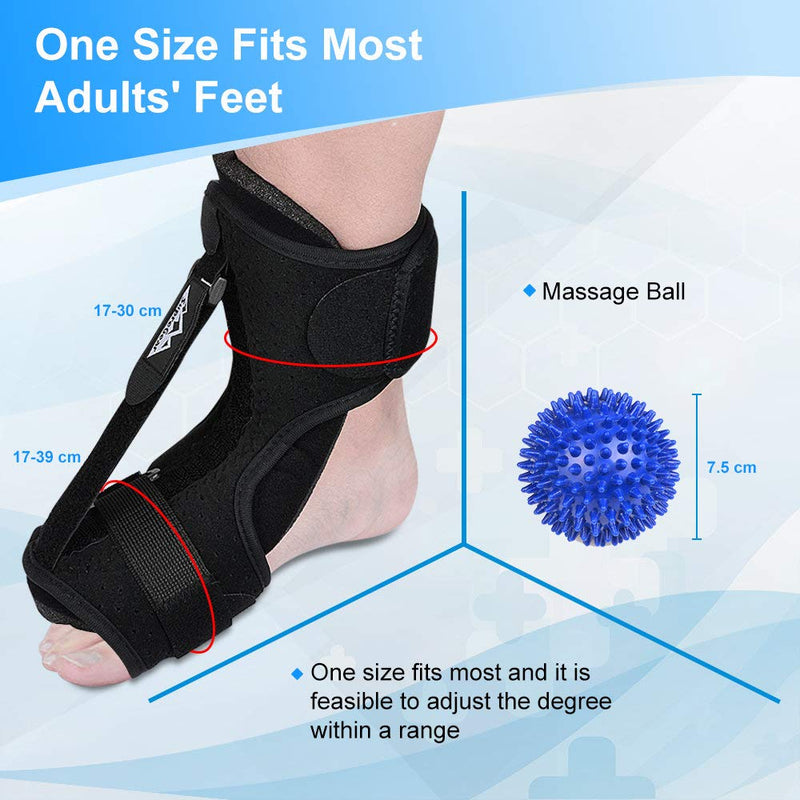 supregear Plantar Fasciitis Night Splint, Adjustable Plantar Fasciitis ...