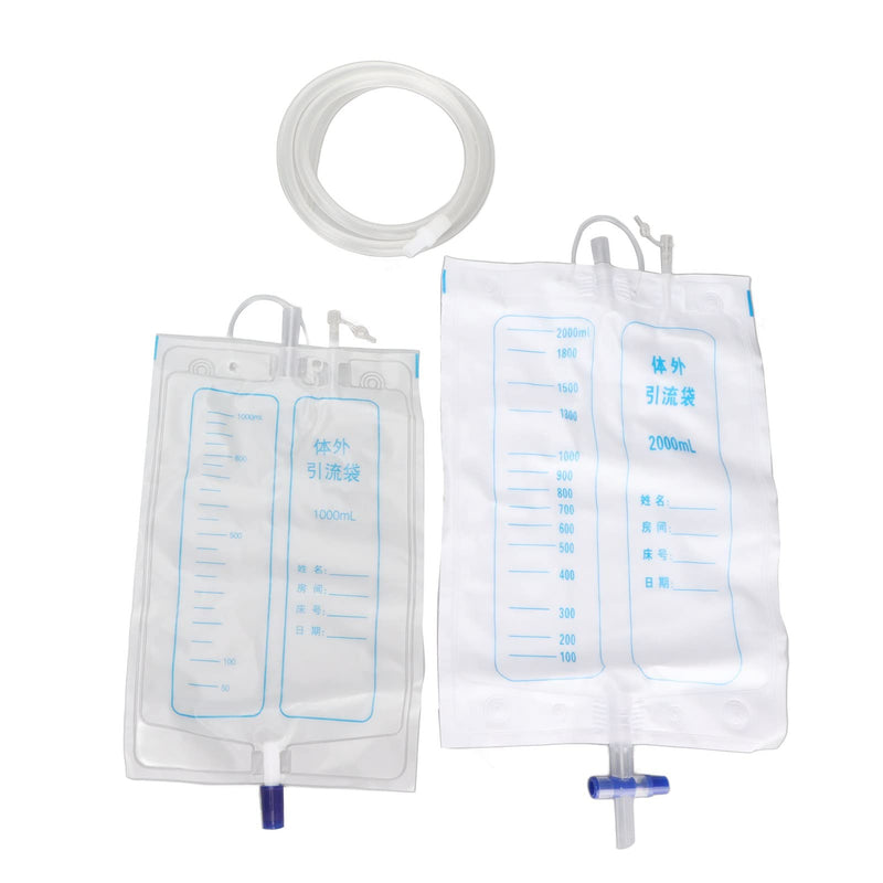 Urine Collector, Reusable Silicone Female Urine Bag with 2 Urine Catheter Bags, 1000ML and 2000ML, High Elastic Waistband, Wearable Portable Leak Proof Female External Catheter for Elderly, Women - NewNest Australia