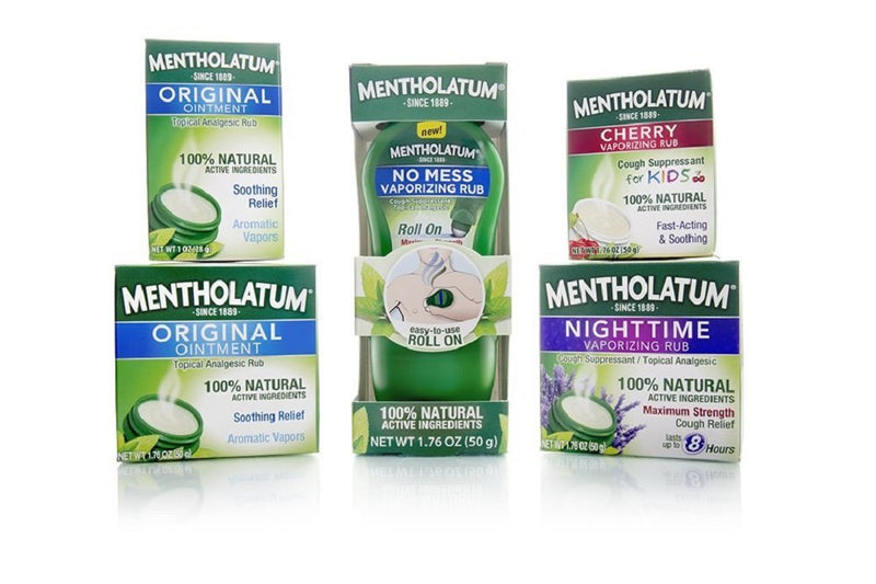 Mentholatum No Mess Vaporizing Rub with Easy-to-use Roll On Applicator, 1.76 Ounce (50g) - 100% Natural Active Ingredients for Maximum Strength Cough Relief 1.76 Ounce (Pack of 1) - NewNest Australia