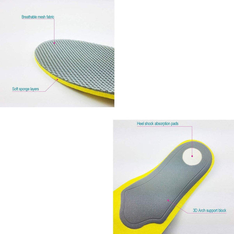 Pedimend Foot Arch Support Orthotic Insoles | Shoes Trainers Sandals Slippers Work Hiking Walking Boot Inserts Flat Feet | For Men & Women Foot Raise Cushion | Plantar Fasciitis High Arch Comfort Pad - NewNest Australia