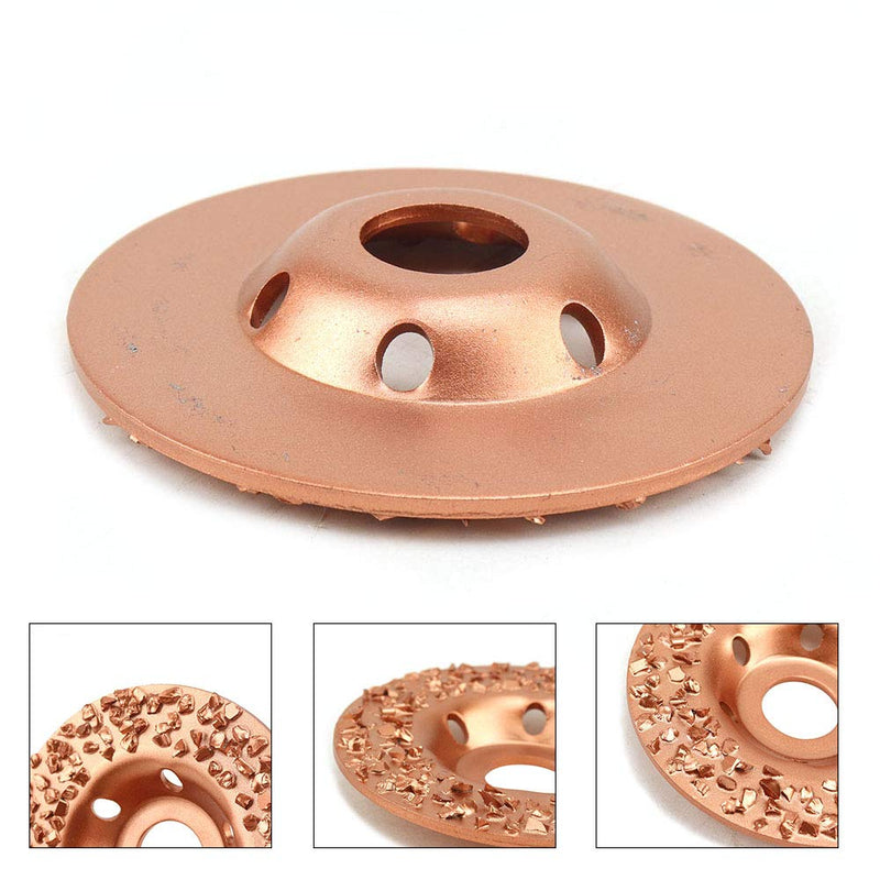 4inch Brazed Diamond Cutting Grinding Disc 7/8" Bore Tungsten Carbide Grinding Wheel Plate for Angle Grinder Suitable for Polishing Rubber, Wood Fabric and Tires Grit K18mm - NewNest Australia