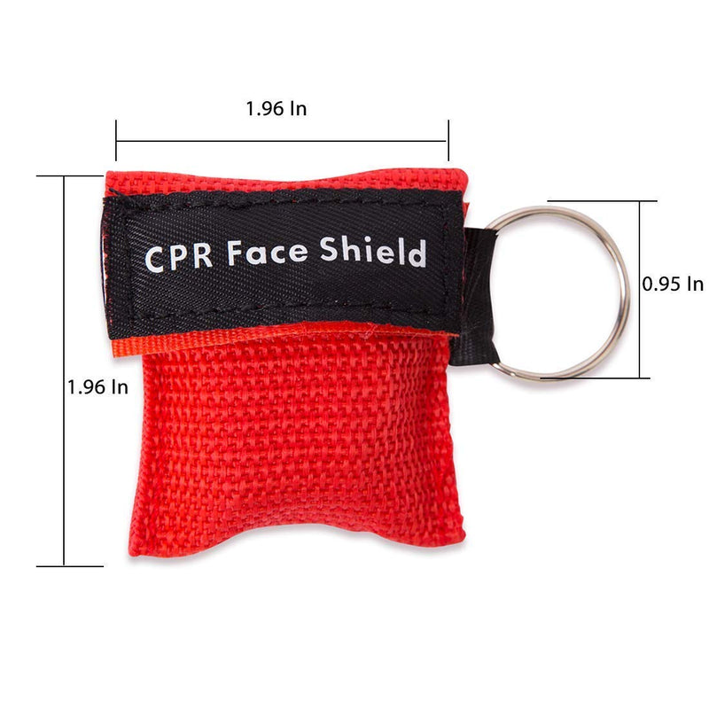 KONGDY 10pcs CPR Face Shield Keychain Mask with One-Way Valve Breathing Barrier … 10 - NewNest Australia