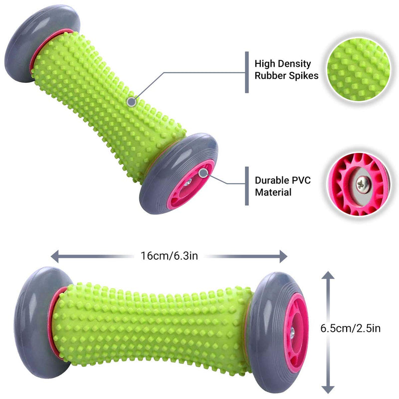 ROMIX Foot Massage Roller, Deep Tissue Trigger Point Muscle Roller Stick to Relieve Pain and Stress Plantar Fasciitis Recovery Therapy Tool Foot Massager for Tight Muscles, Feet, Hands, Arms, Legs - NewNest Australia