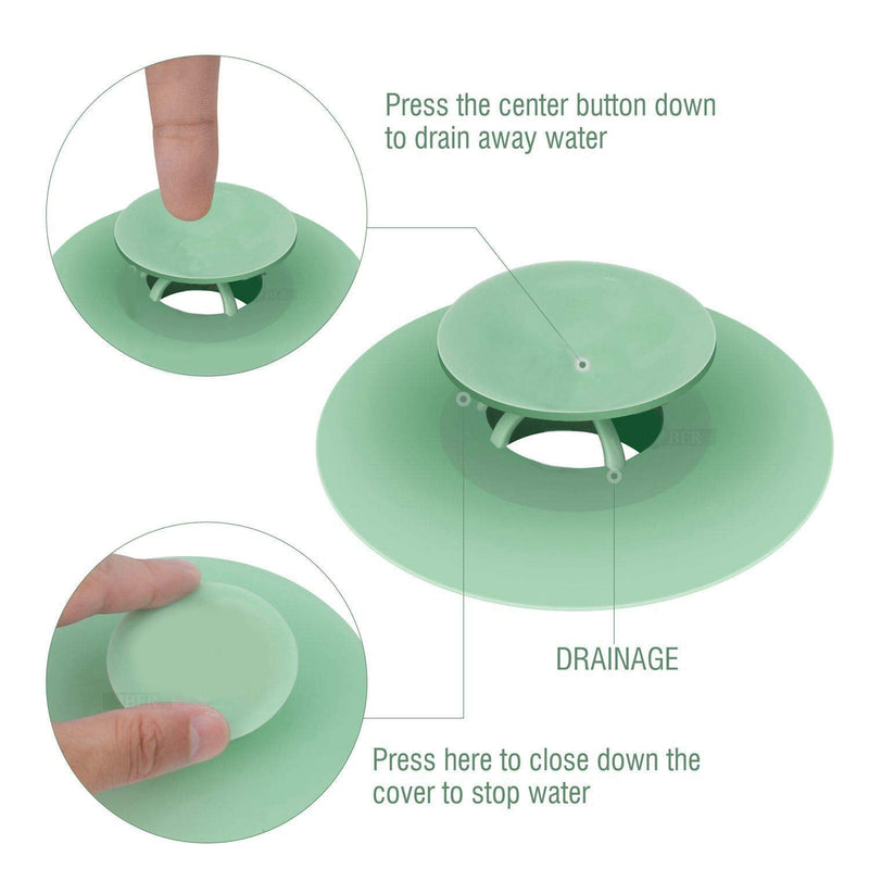 Shower Drain Stopper - Silicone Bathtub Drain Strainers?Hair Trap Hair Catcher Bathtub Drain Stopper Protectors Cover Easy to Install and Clean Suit for Bathroom Bathtub and Kitchen 5 Pack - NewNest Australia