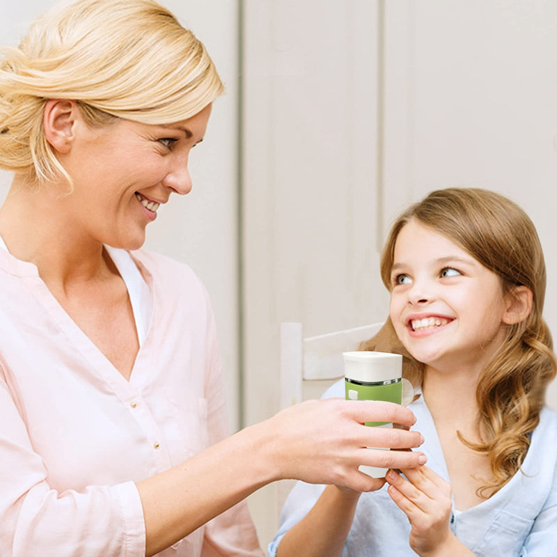Feellife Inhaler For Kids & Adults - Quiet Inhaler For Babies - Portable, Lightweight & Effective For Respiratory Diseases - Music Function, 2 Medicine Cups Included - NewNest Australia