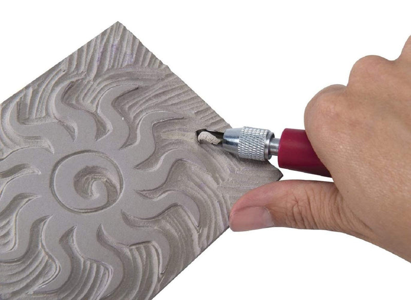 Speedball Red Baron Unmounted Linoleum Block, 8-Inch x 10-Inch Battleship Grey - NewNest Australia