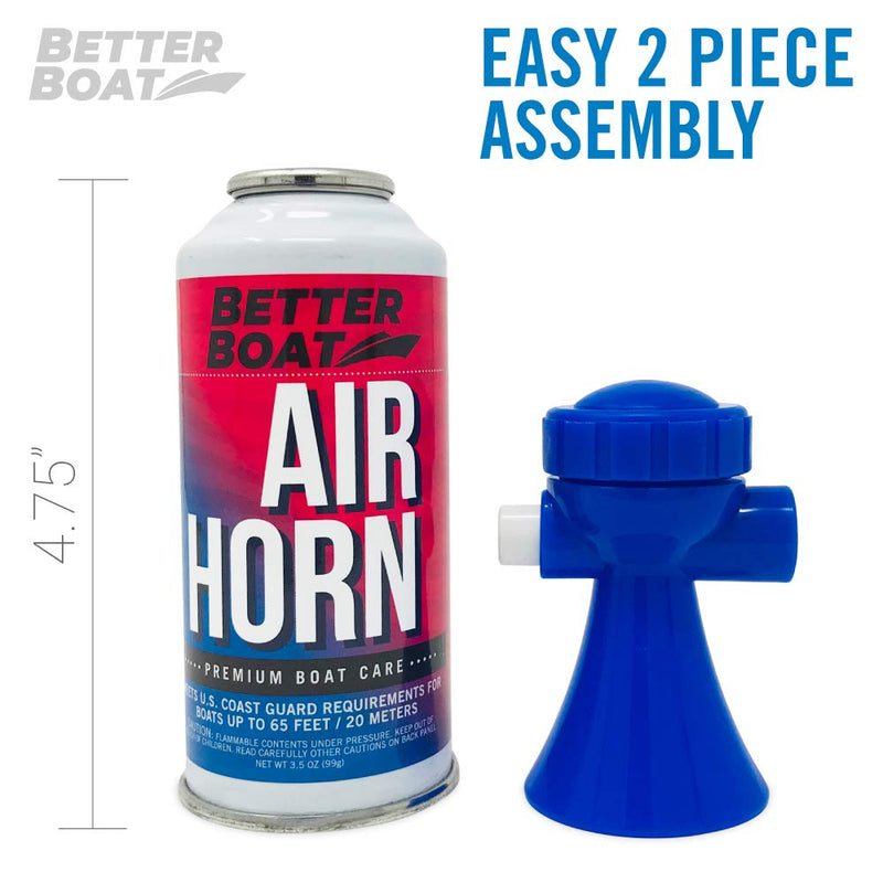 Air Horn for Boating Safety Canned Boat Accessories | Marine Grade Airhorn Can and Blow Horn 3.5 oz - NewNest Australia