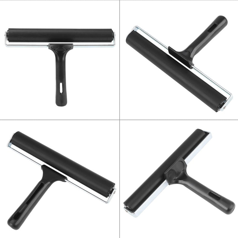 7.8 Inch Soft Rubber Brayer,Rubber Brayer Roller Paint Brush Ink Applicator Art Craft Oil Painting Tool - NewNest Australia