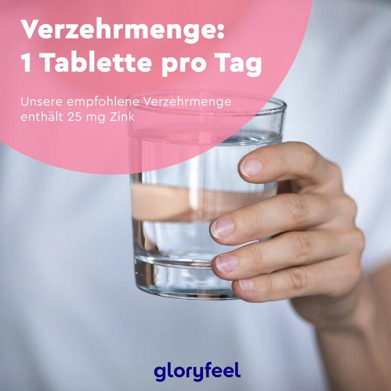 Zinc 25mg - 400 vegan tablets (13 months) - Premium zinc gluconate highly bioavailable - High dose of elemental zinc - Laboratory tested and made in Germany without additives - NewNest Australia