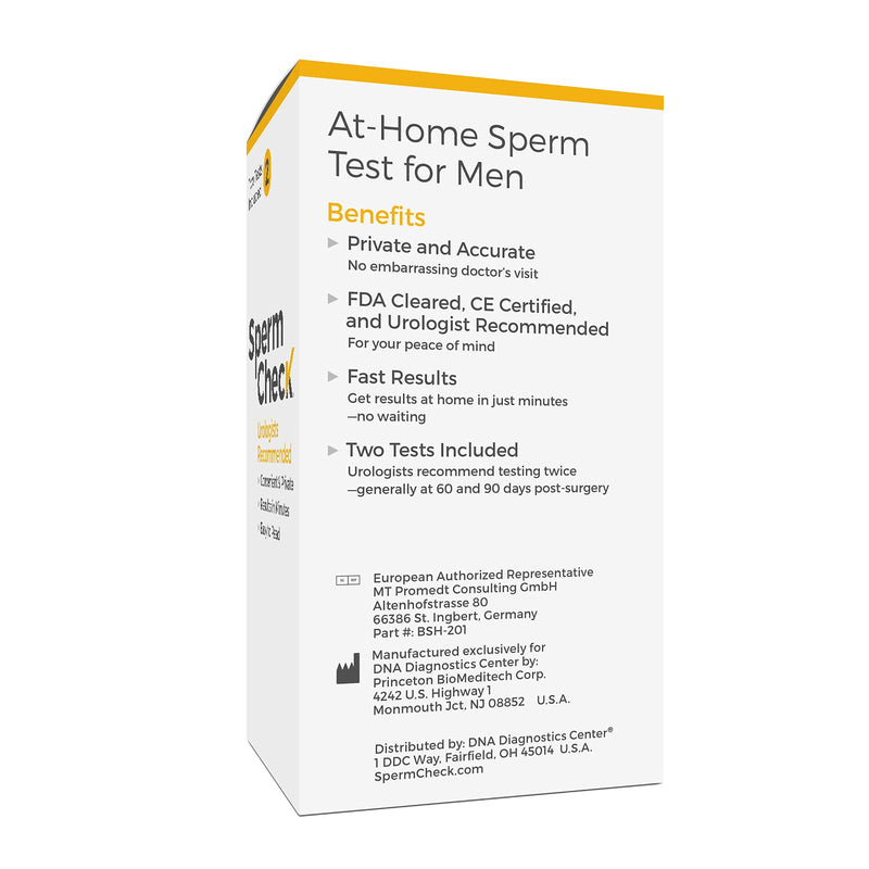Spermcheck Vasectomy Home Test Kit | FSA - HSA Eligible - NewNest Australia