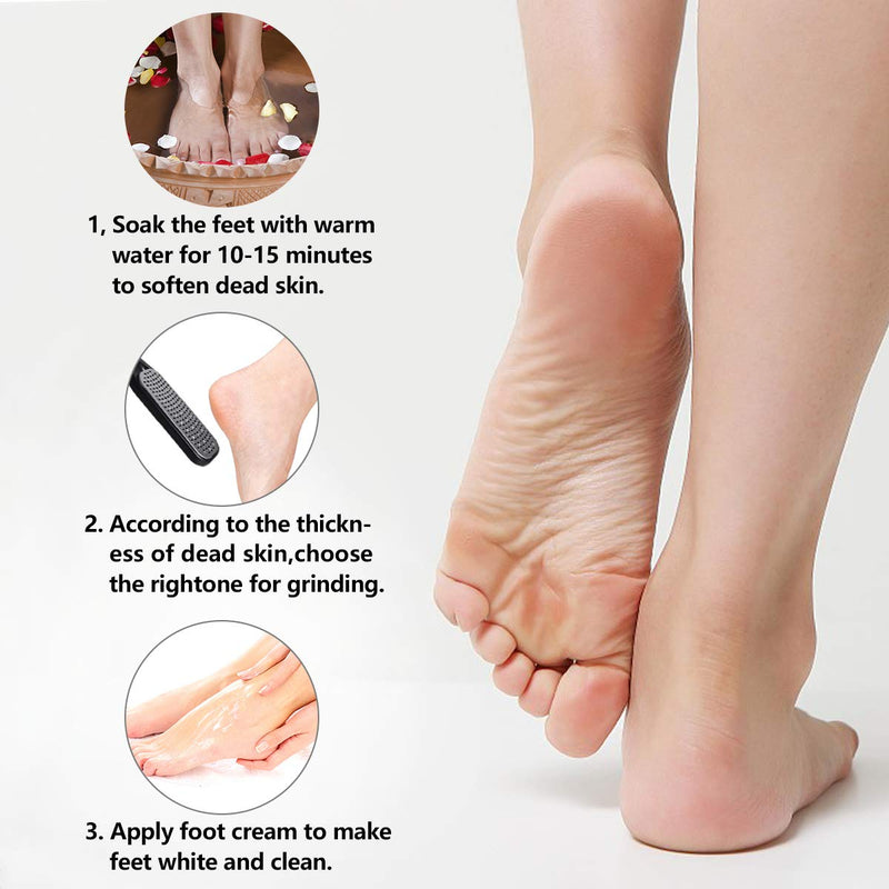 Foot File Set 20 In 1, Pedicure Set, Stainless Steel Callus Remover Callus Removal Foot Care Set, Professional Callus Removal Set, Foot Care Set For Women, Men, Salon Or Home - NewNest Australia