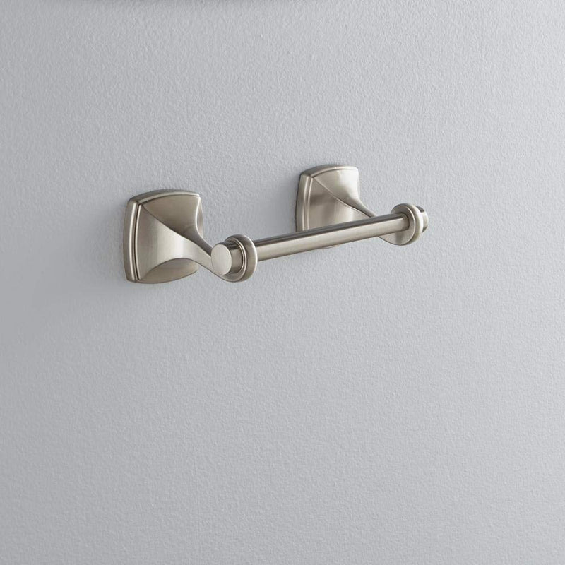 Delta Amaya Pivoting Double Post Toilet Paper Holder in Satin Nickel - AMA50-SN - NewNest Australia