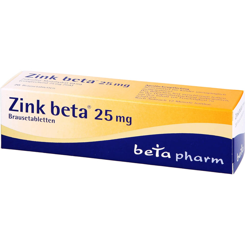 ZINC BETA 25 effervescent tablets 100 pcs - NewNest Australia