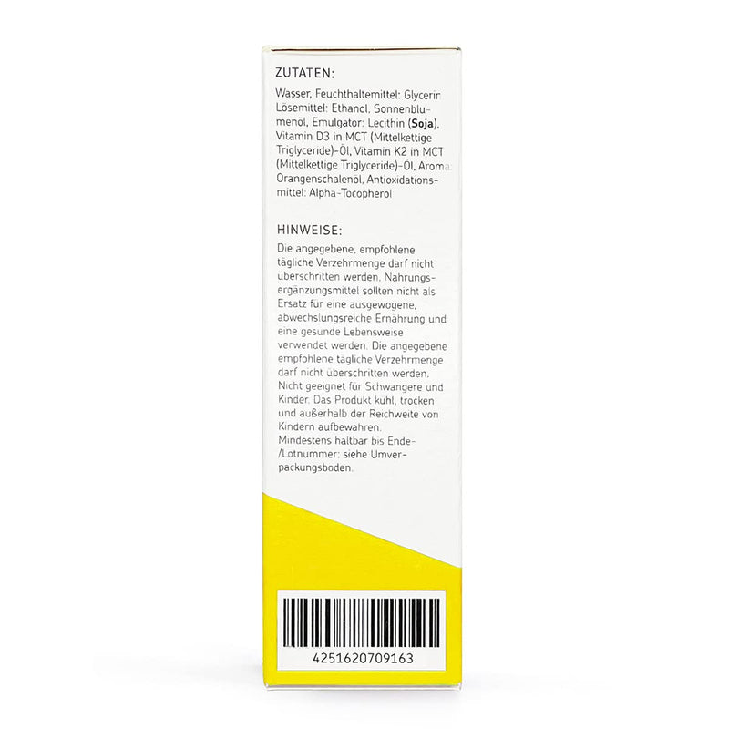 Cerascreen Vital Vitamin D3 + K2 Spray 30ml (all-trans) | 2800 IU per spray | Made in Germany | High dosage & vegan | Fill up the depot with sun vitamin complex | Premium quality - NewNest Australia